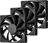 DARKROCK 3-Pack 120mm Black Computer Case Fans