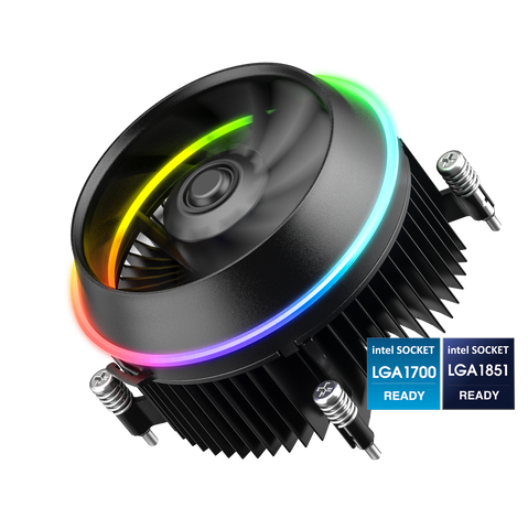 Vetroo Eclipse CPU Cooler, 95W TDP Air Cooling for Intel LGA 1851 & 1700 Only