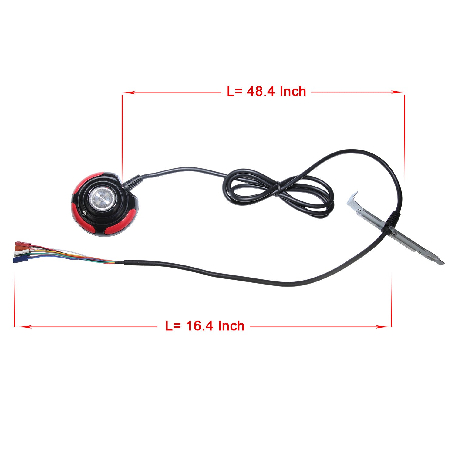Vetroo Desktop Computer Case Power Supply Reset HDD Push Button with LED Lights