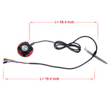 Vetroo Desktop Computer Case Power Supply Reset HDD Push Button with LED Lights