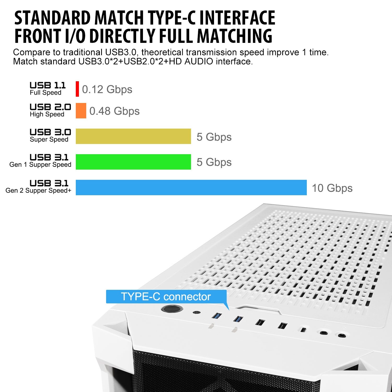 Segotep T1 Full-Tower E-ATX Gaming PC Case