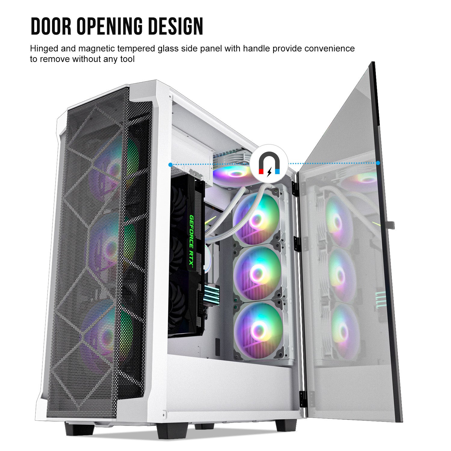 Segotep T1 Full-Tower E-ATX Gaming PC Case
