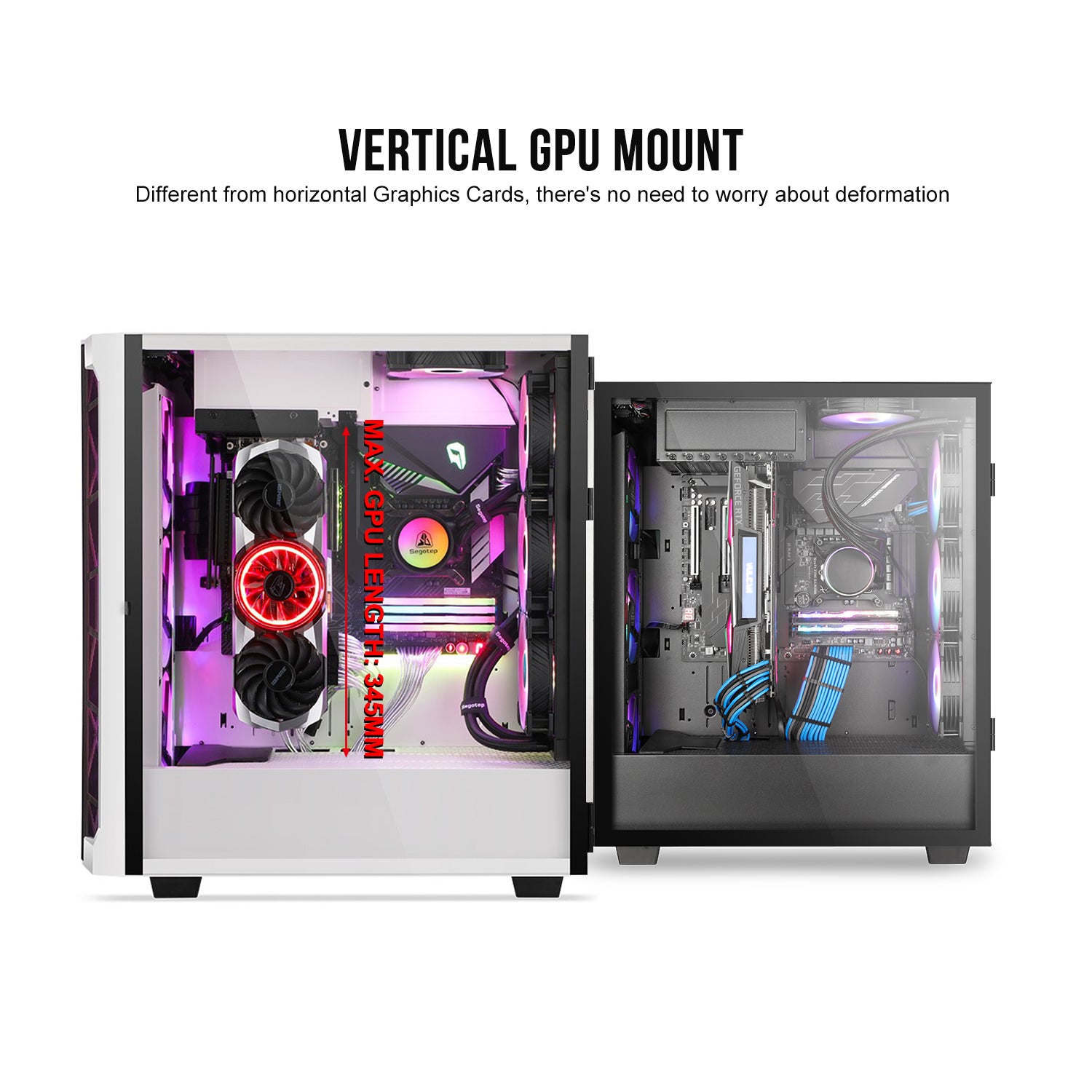 Segotep T1 Full-Tower E-ATX Gaming PC Case