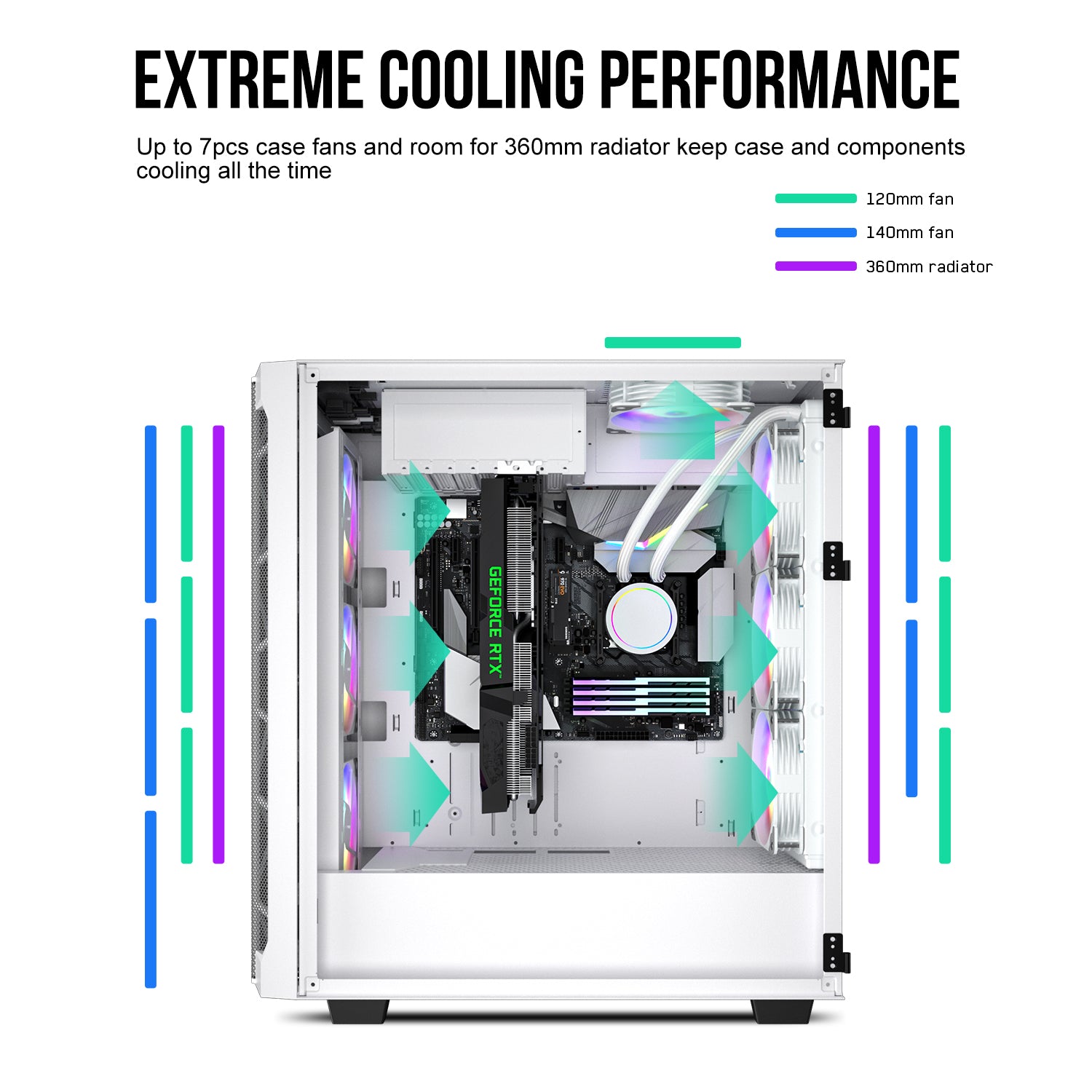Segotep T1 Full-Tower E-ATX Gaming PC Case