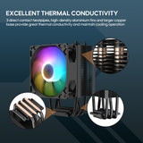 Vetroo V3 CPU Air Cooler, for AMD AM4/AM5 & Intel LGA1851/1700/1200/115X