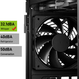 DARKROCK 3-Pack 120mm Black Computer Case Fans