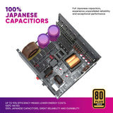 1ST PLAYER NDGP 750W Black Power Supply, 80 Plus Gold Full Modular, ATX 3.0 Ready Dual PCIE 5.0