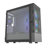 AL600 ATX Gaming PC Case, with 6  Fans