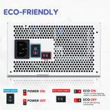 Vetroo 1000W Power Supply ATX 3.1, Dual PCIe 5.1, 80 Plus Gold Full Modular