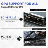 Vetroo 1000W Power Supply ATX 3.1, Dual PCIe 5.1, 80 Plus Gold Full Modular