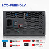 Vetroo 1000W Power Supply ATX 3.1, Dual PCIe 5.1, 80 Plus Gold Full Modular