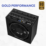 Vetroo 1000W Power Supply ATX 3.1, Dual PCIe 5.1, 80 Plus Gold Full Modular