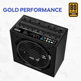 Vetroo 1000W Power Supply ATX 3.1, Dual PCIe 5.1, 80 Plus Gold Full Modular