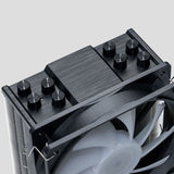ID-COOLING SE-214-XT ARGB CPU Cooler 4 Heatpipes CPU Air Cooler ARGB Light Sync with Motherboard(5V 3-PIN Connector) CPU Fan for Intel/AMD, LGA 1700 Compatible for Desktop