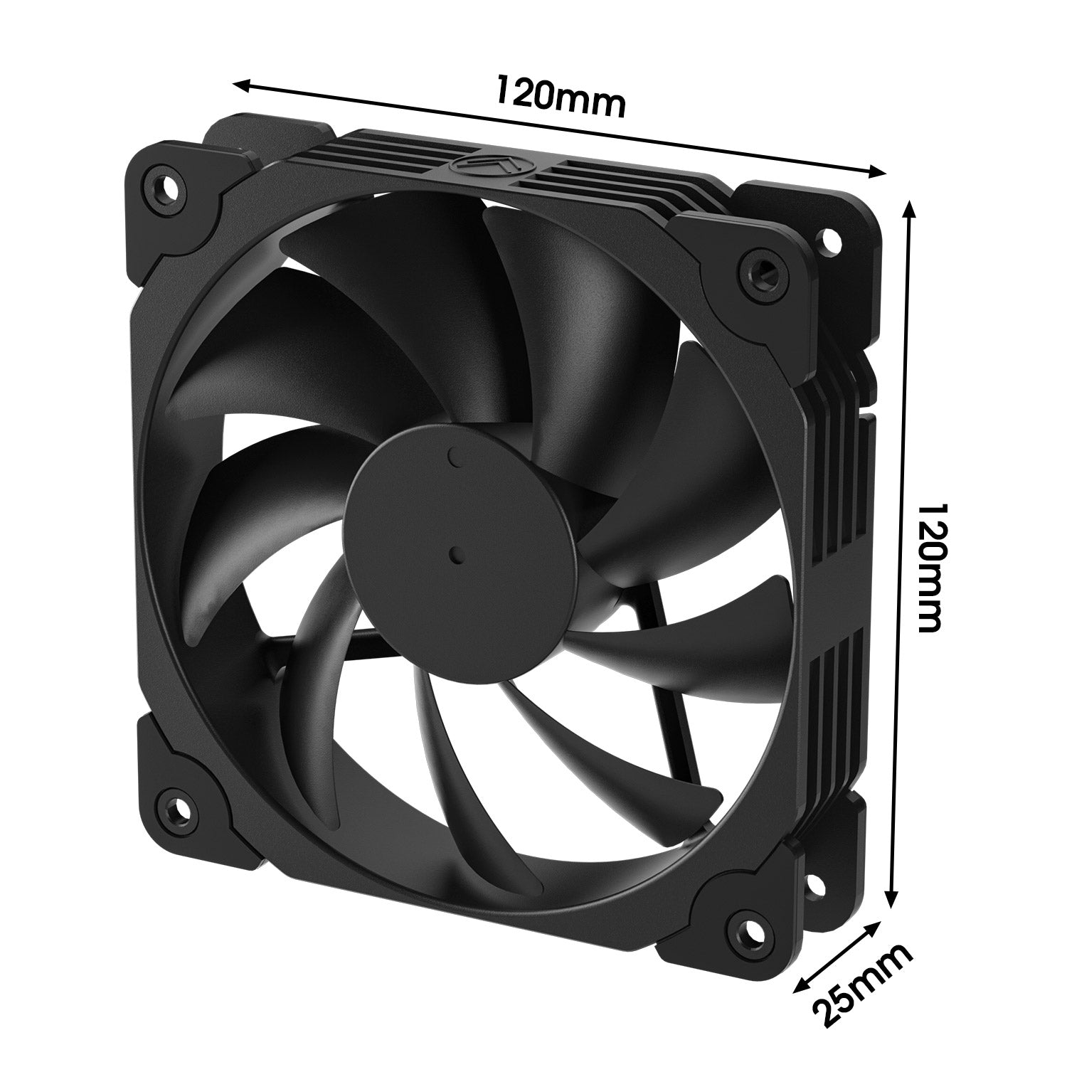 3 x 120mm Cooling Fans Kit for Computer Case