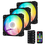 Vetroo ARGB Case Fans, 120mm ARGB & PWM Cooling Fan