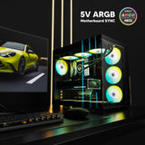 Vetroo ARGB Case Fans, 120mm ARGB & PWM Cooling Fan