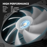 Vetroo ARGB Case Fans, 120mm ARGB & PWM Cooling Fan