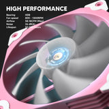 Vetroo ARGB Case Fans, 120mm ARGB & PWM Cooling Fan