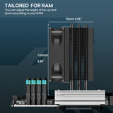 Vetroo V3 CPU Air Cooler, for AMD AM4/AM5 & Intel LGA1851/1700/1200/115X