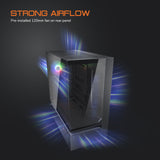COUGAR CFV235 ATX Mid Tower Computer PC Case - Black
