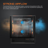 COUGAR OmnyX Mid-Tower ATX Panoramic PC Case - Black