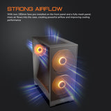 COUGAR Airface 180 ATX Mid Tower Computer PC Case
