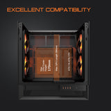 COUGAR OmnyX Mid-Tower ATX Panoramic PC Case - Black