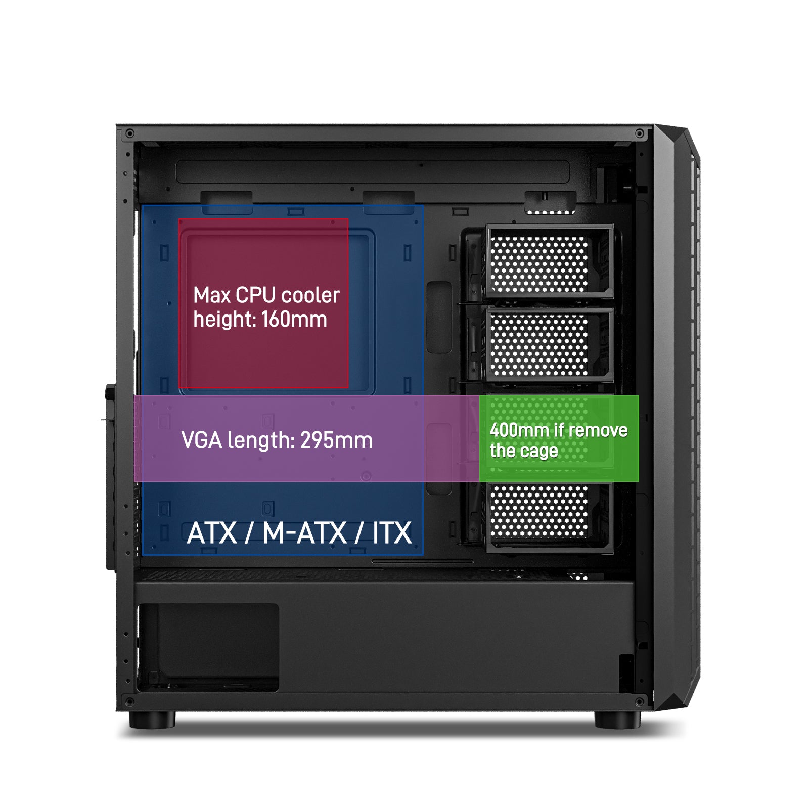 Storage Master DARKROCK Classico Storage Master Case ATX Computer Case – darkflashus