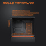 COUGAR CFV235 ATX Mid Tower Computer PC Case - Black