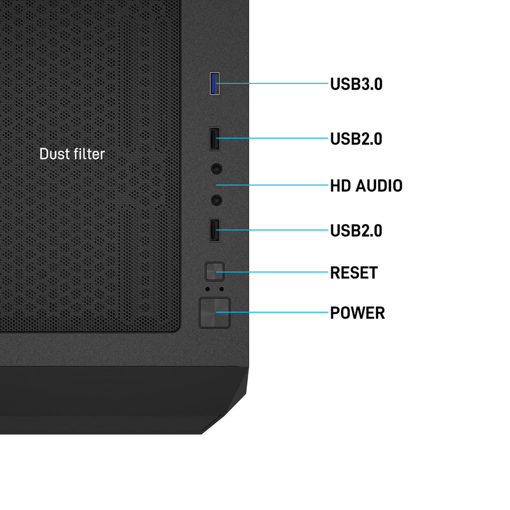 DARKROCK Classico Max E-ATX Case Storage Master Full Tower Computer Case