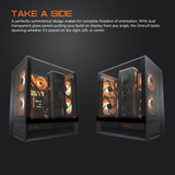 COUGAR OmnyX Mid-Tower ATX Panoramic PC Case - Black