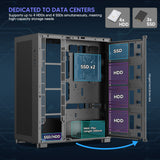 Vetroo S1000 E-ATX Storage NAS Computer PC Case