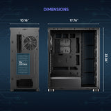 Vetroo S1000 E-ATX Storage NAS Computer PC Case