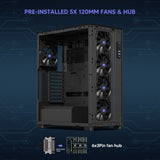 Vetroo S1000 E-ATX Storage NAS Computer PC Case
