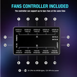 Case Fans, 120mm ARGB & PWM Cooling Fan