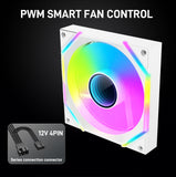 DARKROCK R140 140mm Reverse Blade Infinity Mirror Design Case Fan