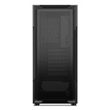 DARKROCK A8-M Black Micro-ATX Mid Tower Computer PC Case for Gaming & Business Tempered Glass Side Panel Support 240mm Radiator on Top and 40 Series GPU 3 x 120mm Cooling Fans Pre-Installed