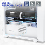 Vetroo 850W Power Supply, Dual PCIe 5.1 ATX 3.1, 80 Plus Gold Full Modular