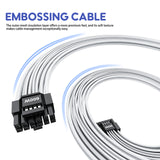 Vetroo 850W Power Supply, Dual PCIe 5.1 ATX 3.1, 80 Plus Gold Full Modular