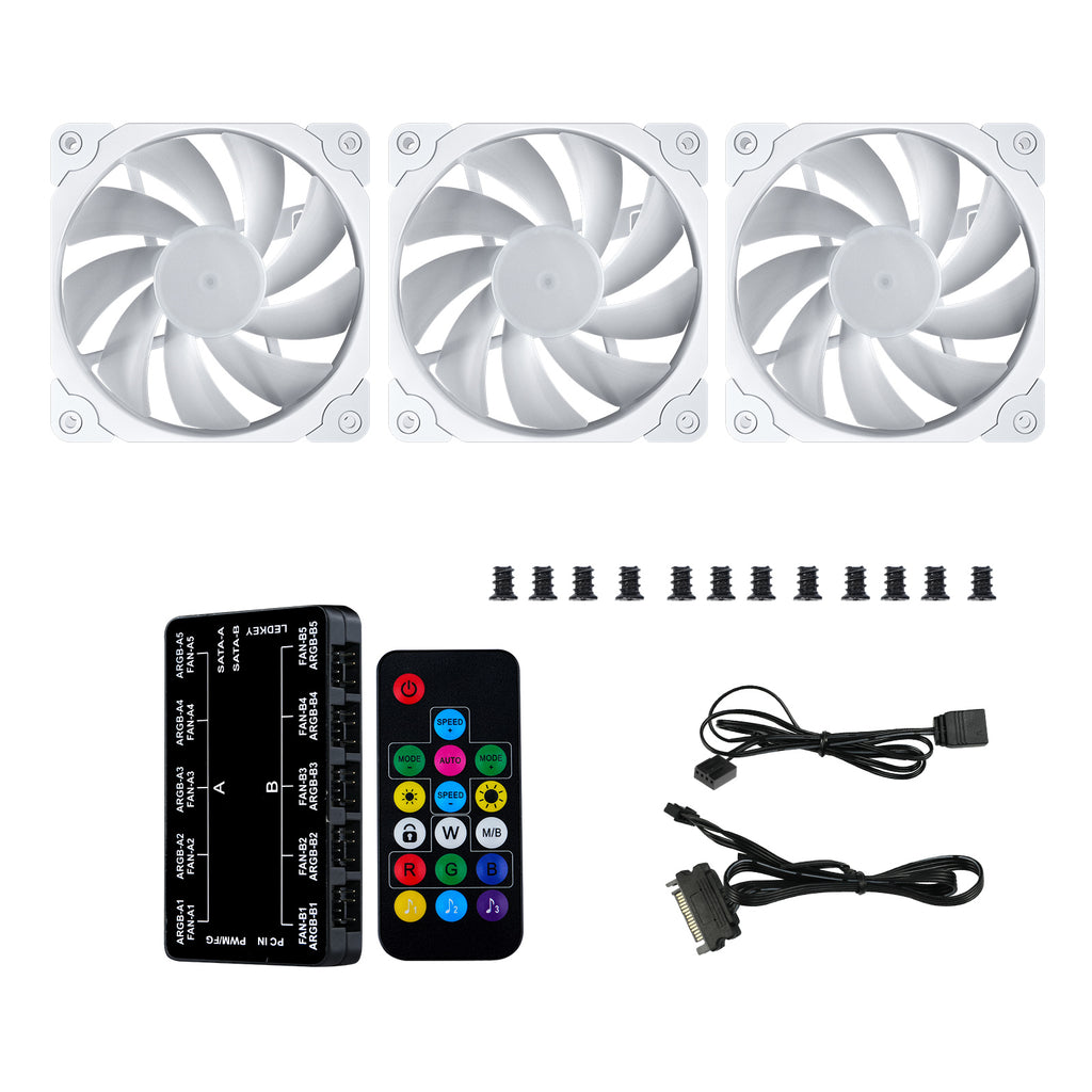Vetroo SA-140 140mm Addressable RGB & PWM Motherboard Sync Computer PC ...