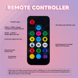 Vetroo Pink LF120 120mm ARGB Case Fan with Infinite Mirror Design & PWM Smart Control, Fluid Dynamic Bearing, Nine Blades Design & 8 Rubber Pads for Low-Noise Operation