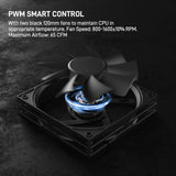 DARKROCK DT6 CPU Air Cooler, 6 Copper Heat Pipes, Brackets for Intel LGA 1851/1700/1200/115X & AMD AM5/AMD4