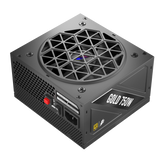 1ST PLAYER NDGP 750W Black Power Supply, 80 Plus Gold Full Modular, ATX 3.0 Ready Dual PCIE 5.0, 5 Year Warranty, Eco Mode with 120mm FDB Fan, for Gaming PC Or More