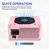 Vetroo 850W SFX Power Supply ATX 3.1 & PCIE 5.1 Ready, 80 Plus Gold Certificate