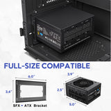 Vetroo 850W SFX Power Supply ATX 3.1 & PCIE 5.1 Ready, 80 Plus Gold Certificate