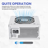 Vetroo 850W SFX Power Supply ATX 3.1 & PCIE 5.1 Ready, 80 Plus Gold Certificate