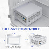 Vetroo 850W SFX Power Supply ATX 3.1 & PCIE 5.1 Ready, 80 Plus Gold Certificate