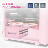 Vetroo 850W Power Supply, Dual PCIe 5.1 ATX 3.1, 80 Plus Gold Full Modular