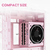 Vetroo 850W Power Supply, Dual PCIe 5.1 ATX 3.1, 80 Plus Gold Full Modular